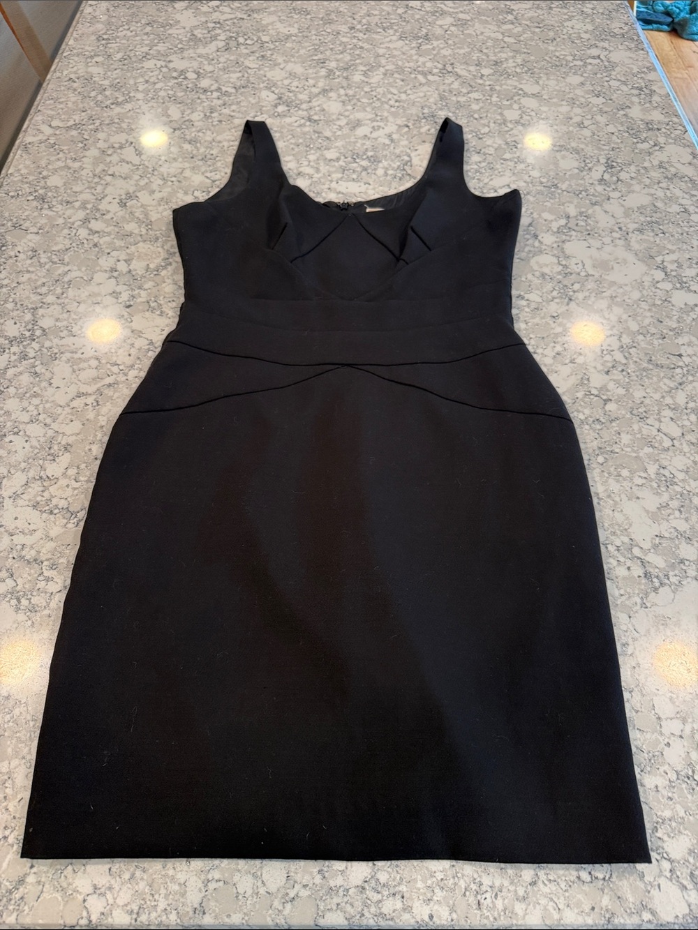 Michael Kors Black Sleeveless little black dress size 8 beautiful detailing